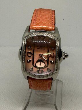 Invicta Womens Swiss Movement Watch w/Pink MOP Dial & Diamond Bezel